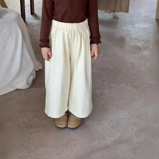 -キッズパンツ シンプルベーシックロングルーズパンツ 4カラー【mh0007155】 - mamahalo shop - ロングパンツ・スウェットパンツ - べビー服 - 子供服 - 男の子 - 女の子