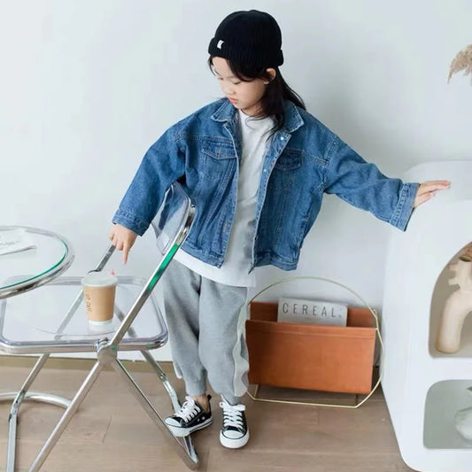 -キッズジャケット デニムジャケット Gジャン - mamahalo shop - ショートコート・ジャケット・ジャンパー - べビー服 - 子供服 - 男の子 - 女の子