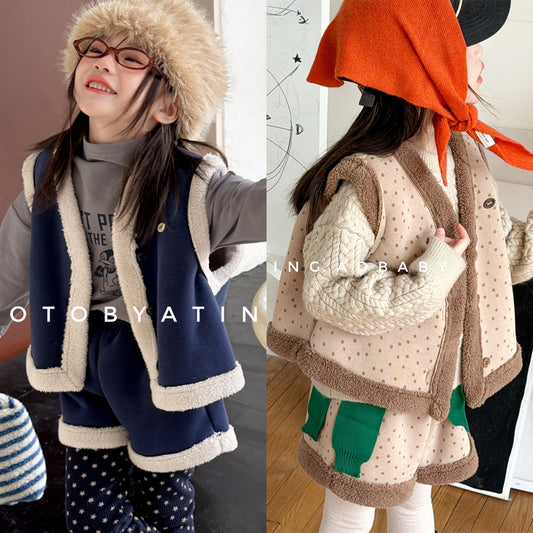 ノースリーブセットアップ 裏ボアセットアップ 2点セット ベスト+ショートパンツ【mh0011906】