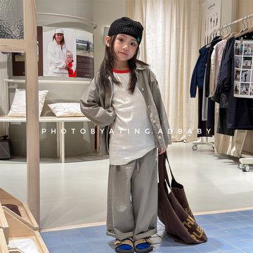 長袖パジャマ Children's Shirt Pants Two Piece Set セットアップ パジャマ【mh0011945】