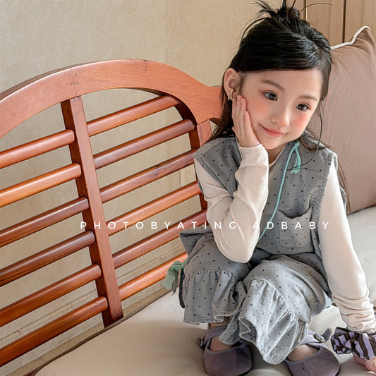 ノースリーブセットアップ Children's Vest Capri Pants Set セットアップ カプリパンツ【mh0011946】