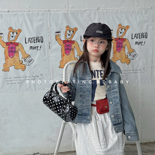 ショートコート・ジャケット・ジャンパー Embroidered Denim Jacket 刺繍 デニムジャケット【mh0012124】