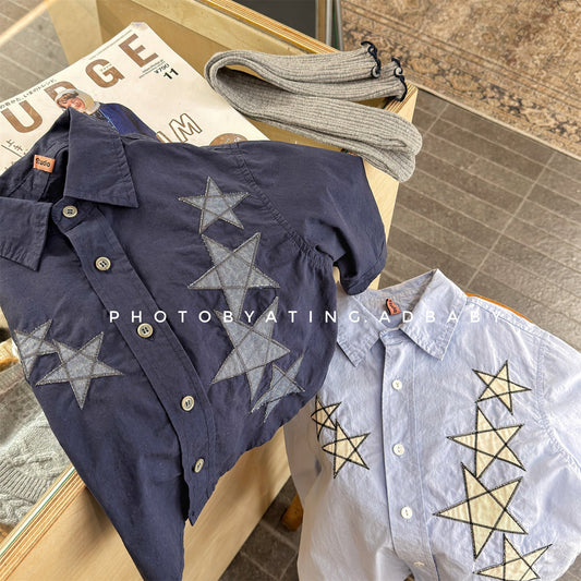 長袖シャツ・ブラウス Embroidered Spring Shirt Top 刺繍入り シャツ トップス【mh0012038】