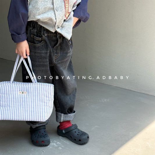 デニムパンツ シンプルベーシックボーイフレンドデニムパンツジーンズ【mh0010626】