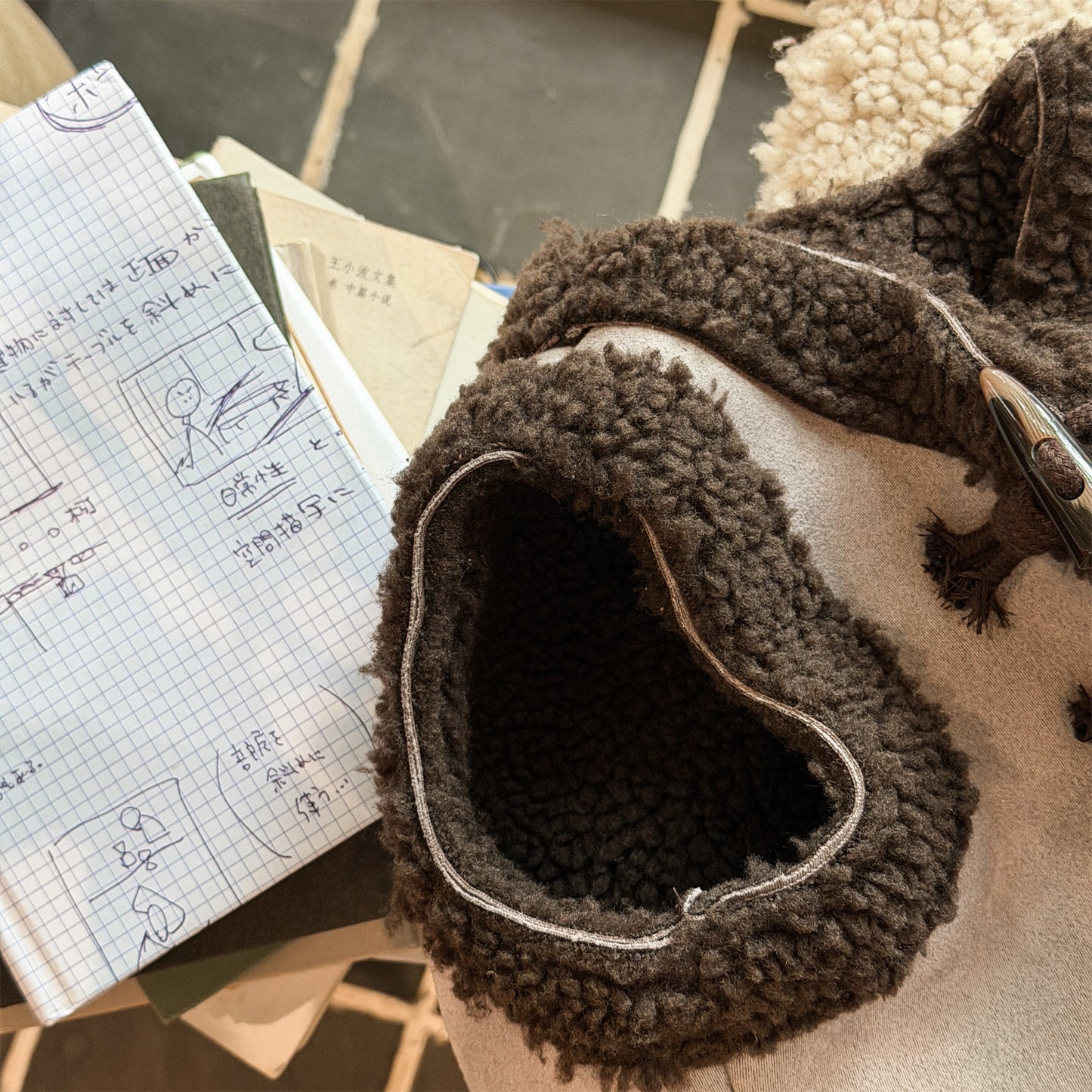 ベスト フェイクムートンボアベスト もこもこ ダッフルベスト【mh0011904】