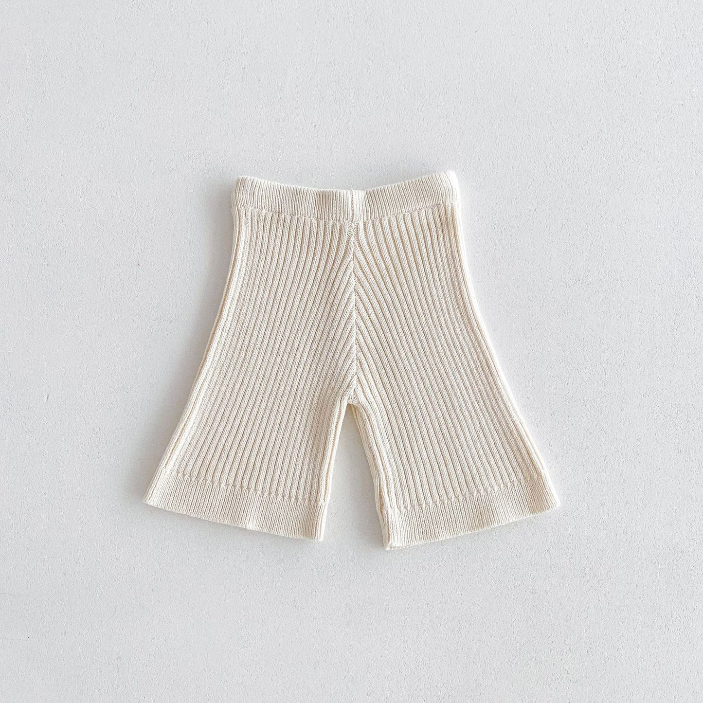 ノースリーブセットアップ Beige apricot pants / 80cm Vネックニットベストニットワイドフレアパンツ【mh0010684】