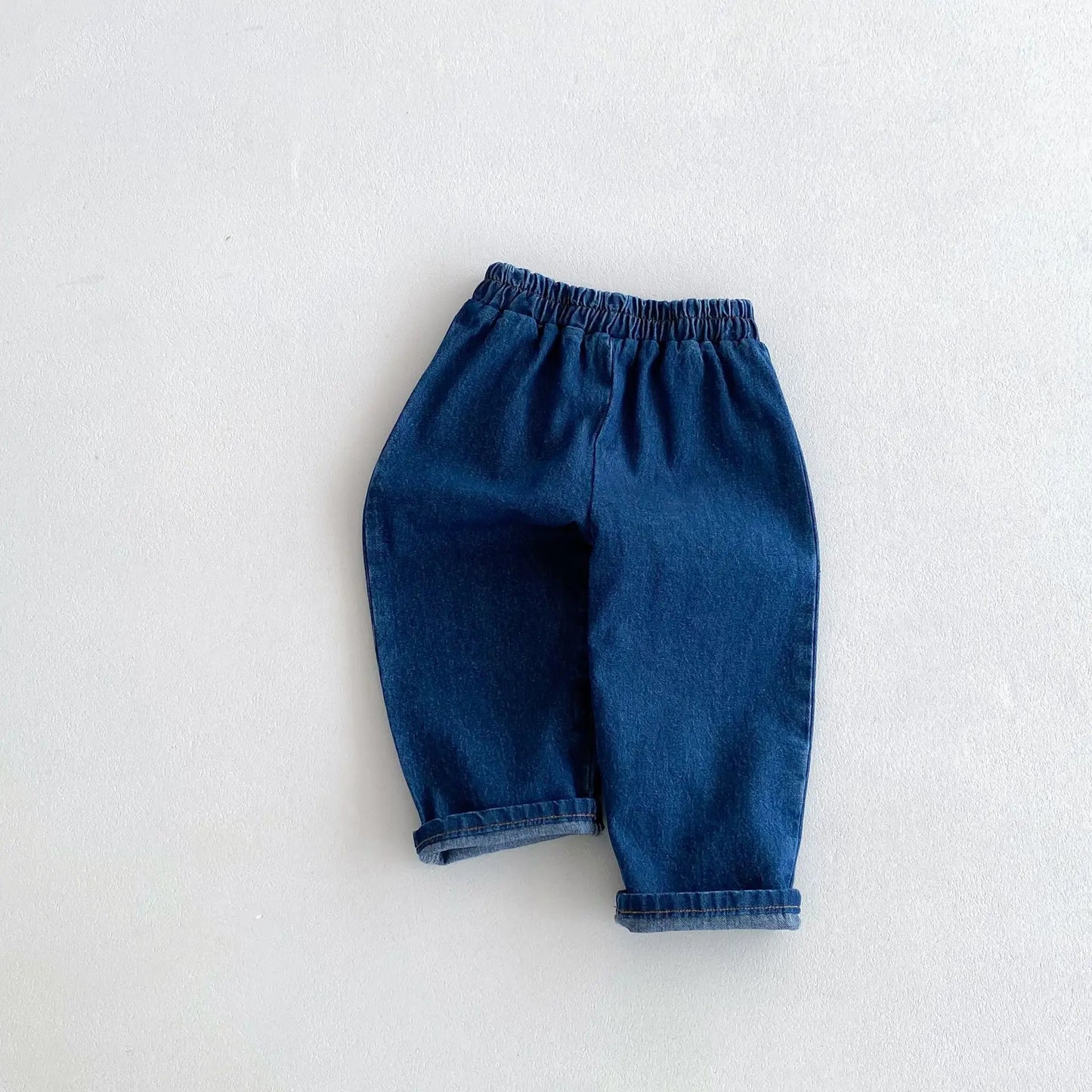 デニムパンツ Dark Blue / 12M 80CM キッズパンツ シンプルベーシックデニムパンツ ジーンズ 2カラー【mh0006826】