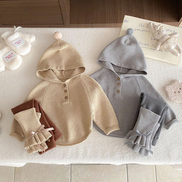 長袖セットアップ Knitted Elf Hat Sweater Set ニット 小人帽子 セットアップ【mh0012092】