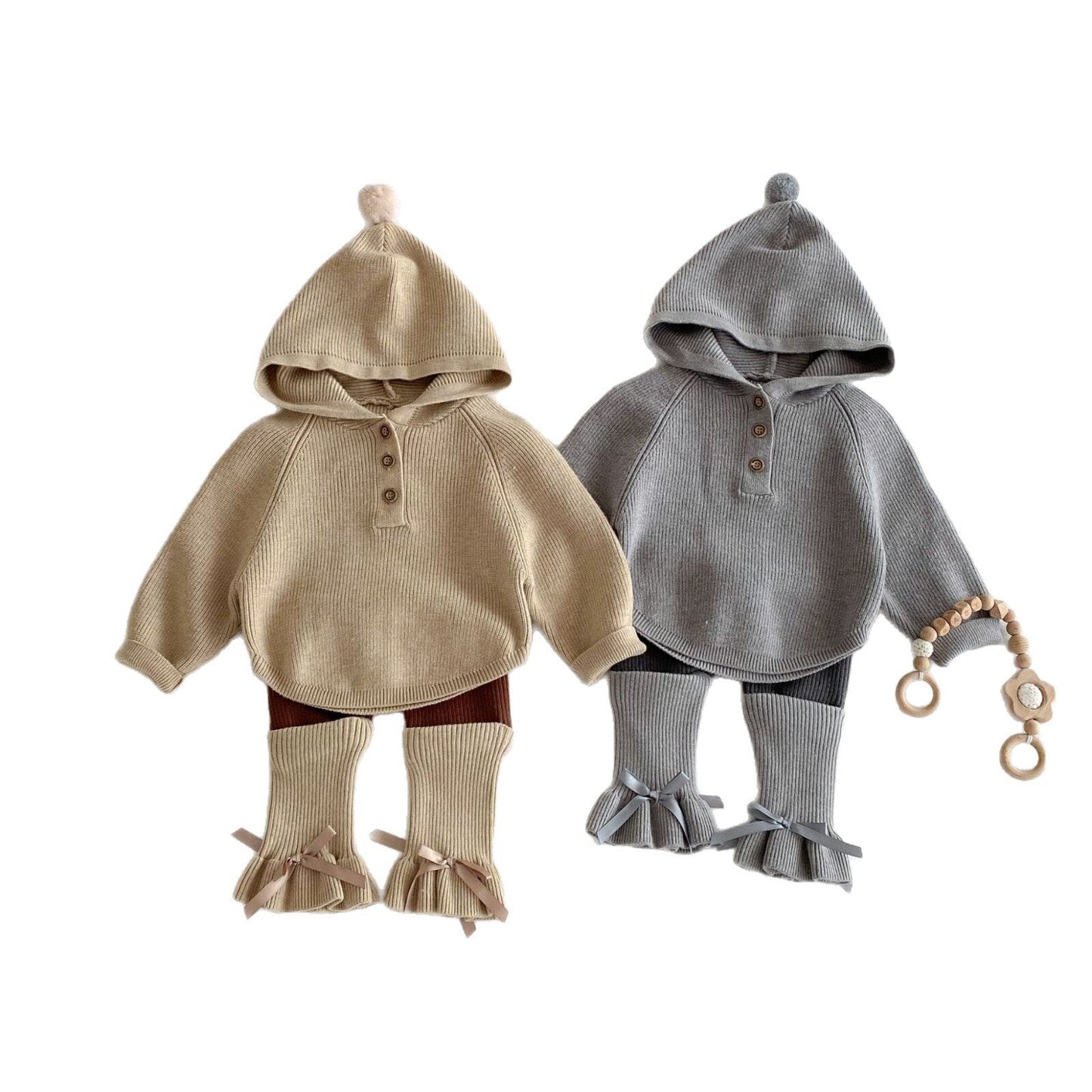 長袖セットアップ Knitted Elf Hat Sweater Set ニット 小人帽子 セットアップ【mh0012092】