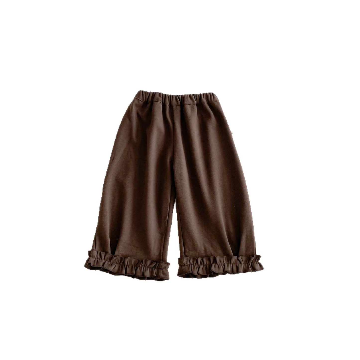 ロングパンツ・スウェットパンツ Lace Trim Straight Pants レース フリル ストレートパンツ【mh0012093】