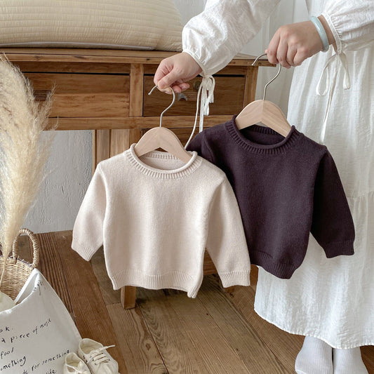 ニット・セーター 無地長袖ニットセータートップス【mh0010663】