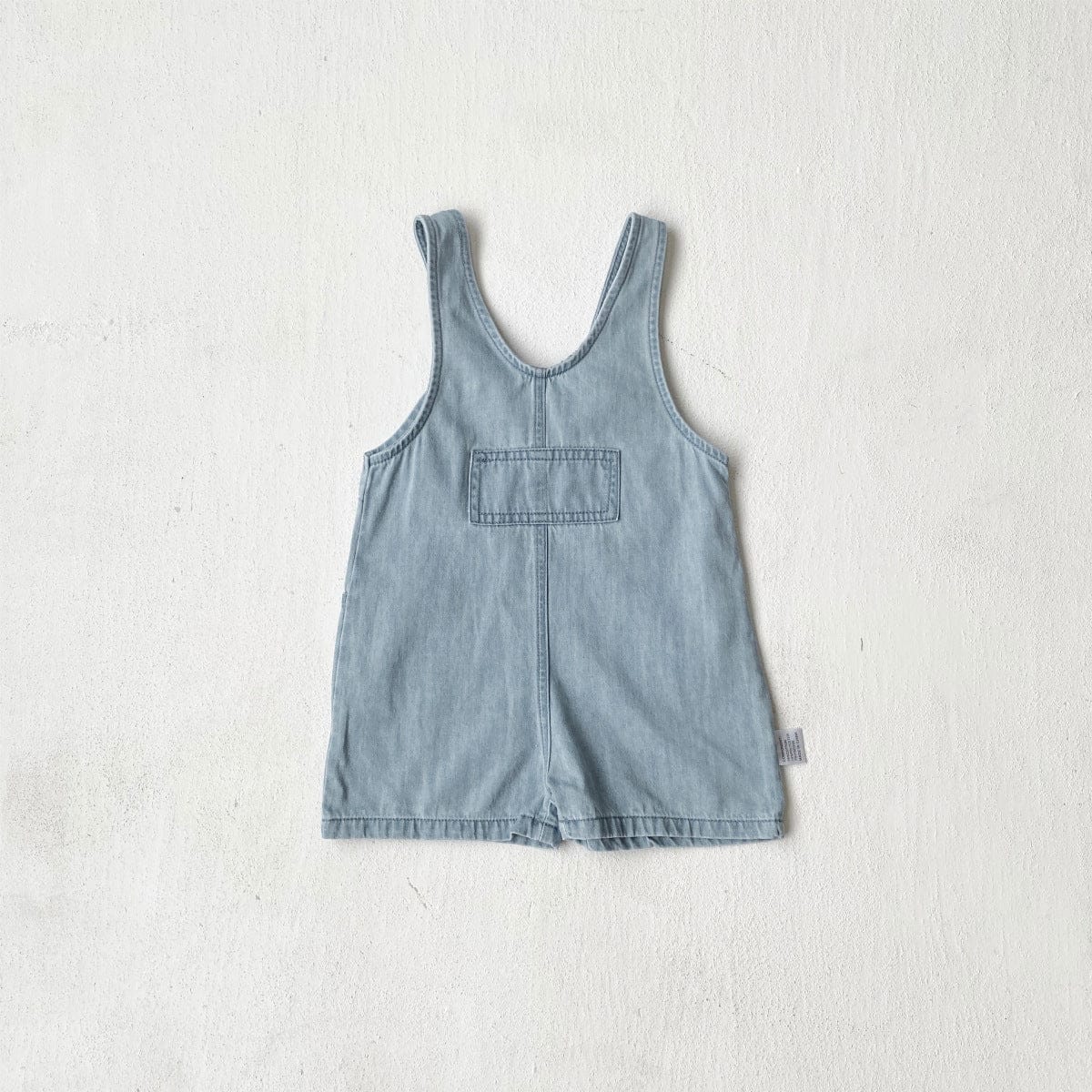 ノースリーブロンパース Blue denim overalls / 73cm デニムノースリーブジャンプスーツ/ロンパース【mh0010605】