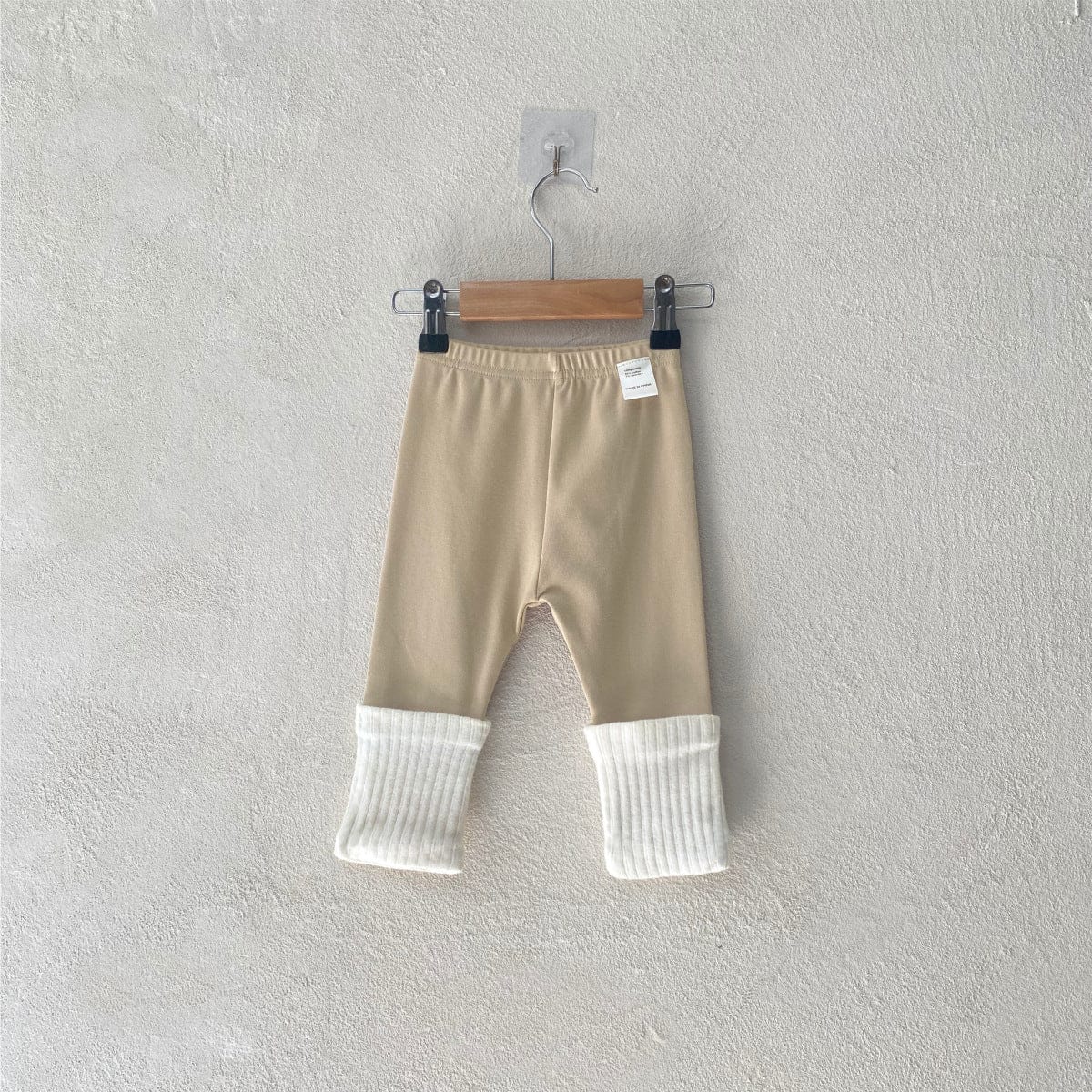 レギンスパンツ Dark apricot / 9M 73CM ベビーパンツ レッグウォーマードッキングレギンスパンツ【mh0008737】