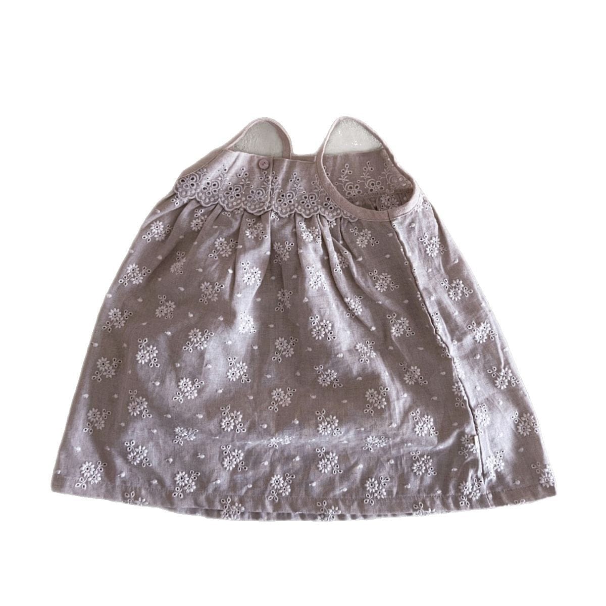 ノースリーブワンピース フラワー刺繍レースキャミソールワンピース【mh0009855】