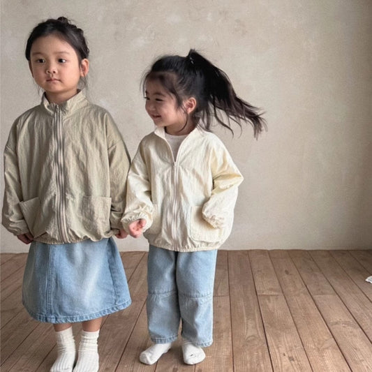 ショートコート・ジャケット・ジャンパー シンプルベーシックジップアップブルゾンジャケット【mh0010600】