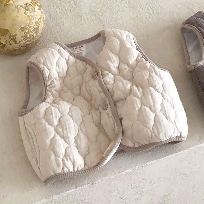 -ベビー キルティング アウター ベスト【mh0000240】 - mamahalo shop - ベスト - べビー服 - 子供服 - 男の子 - 女の子