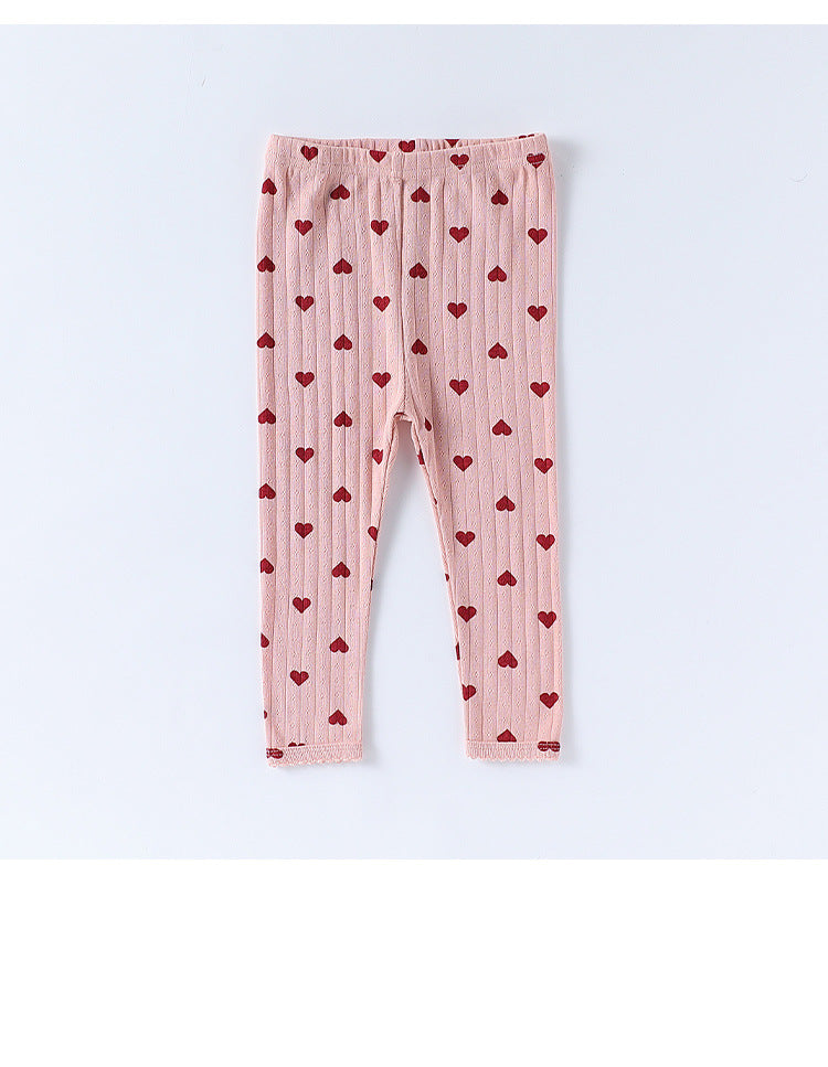 長袖パジャマ 長袖パジャマセット リボン/ハートプリント【mh0011720】