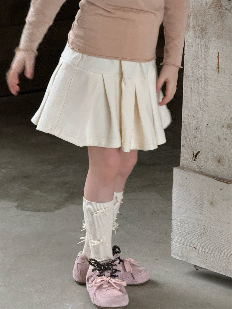 Bow Hoodie Skirt Set 立体リボン 長袖パーカー スカートセット【mh0012413】 Chengle