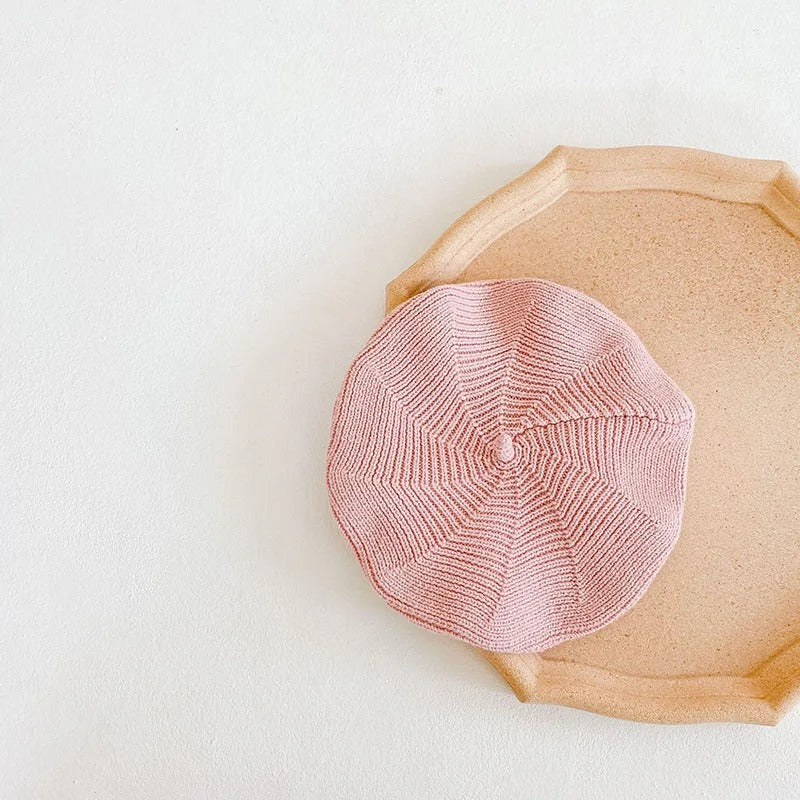 -ベビー帽子 ニット ベレー帽 ハット - mamahalo shop - ベビー用帽子 - べビー服 - 子供服 - 男の子 - 女の子