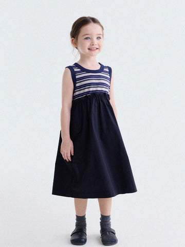 Cargo Pocket Cotton Dress ワークテイスト ノースリーブワンピース【mh0013195】 yunerma ノースリーブワンピース