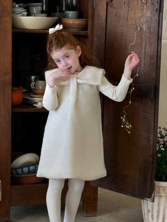 ノースリーブワンピース ノースリーブワンピース リボンカラー お出かけドレス【mh0011880】