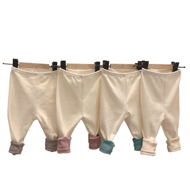 Contrast Color Cotton Leggings バイカラー ストレッチ レギンス【mh0012682】 BBAMMA レギンスパンツ