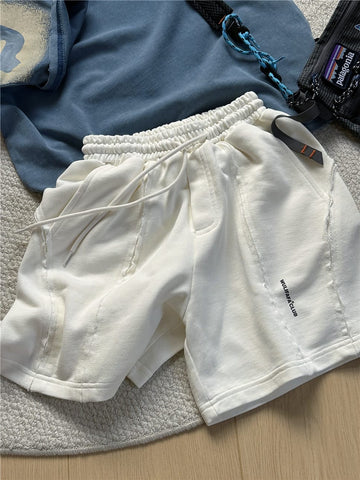 Curved Seam Shorts カットオフデザイン ハーフパンツ【mh0012963】 snidols