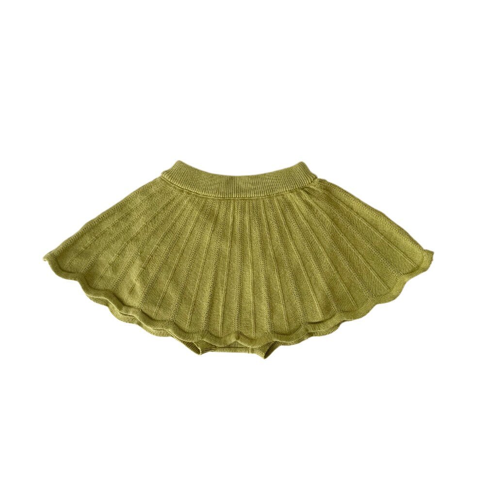 ブルマパンツ Knitted Ruffle Skirt Bloomer ニット フリルスカート ブルマ【mh0012149】