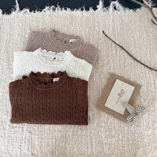 ニット・セーター レースメロウハイネックケーブルニットトップス【mh0011166】