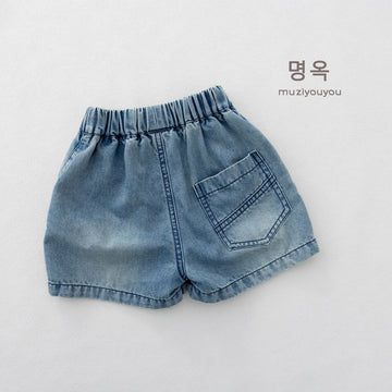 Denim Cargo Shorts カーゴポケット ショートパンツ【mh0013137】 명옥 muziyouyou ハーフパンツ・ショートパンツ