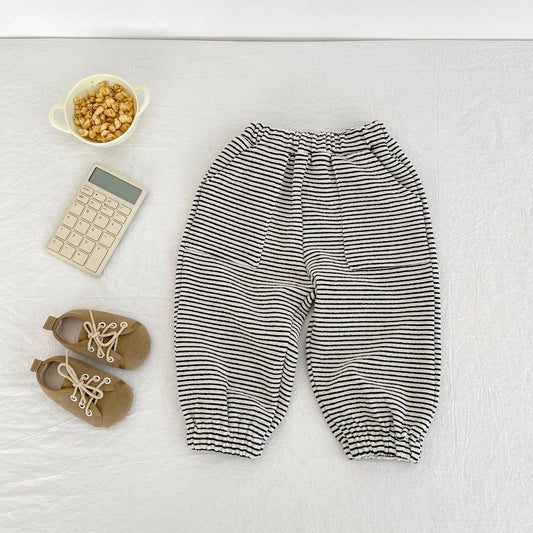 ロングパンツ・スウェットパンツ ボーダーロングスウェットパンツ【mh0010500】