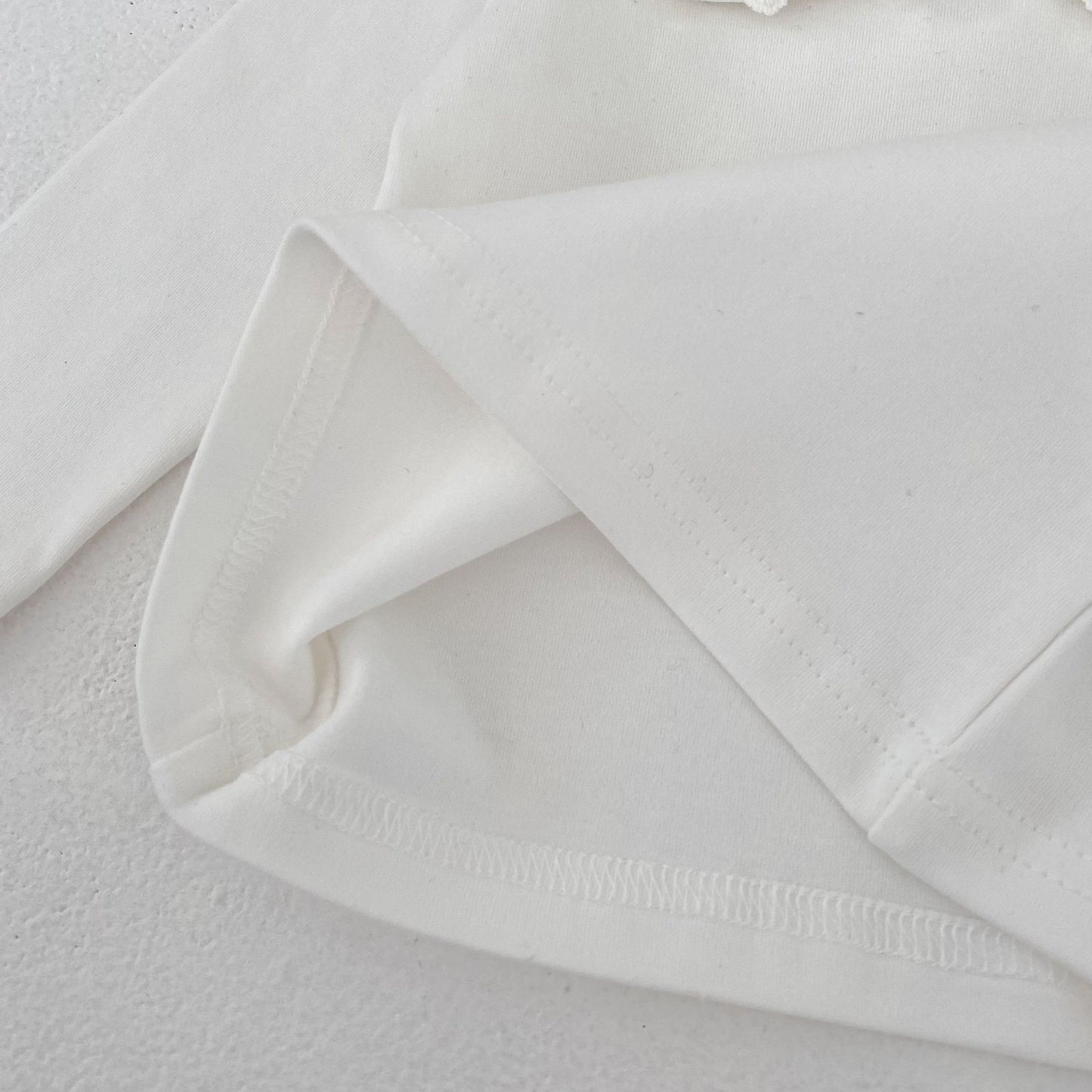 長袖シャツ・ブラウス Peter Pan Collar Long Sleeve T-Shirt 襟付き 長袖Tシャツ【mh0012176】