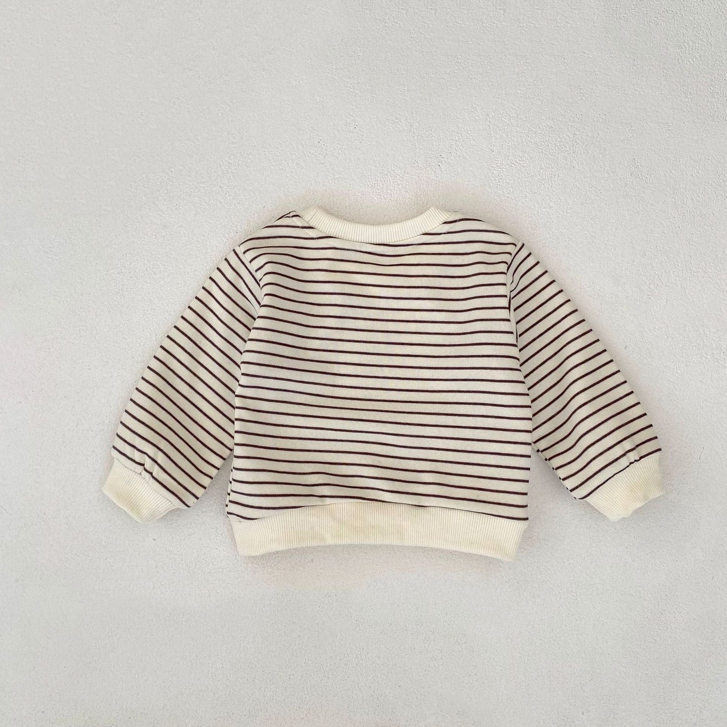 長袖Tシャツ ボーダー長袖薄手スウェットシャツ【mh0010502】