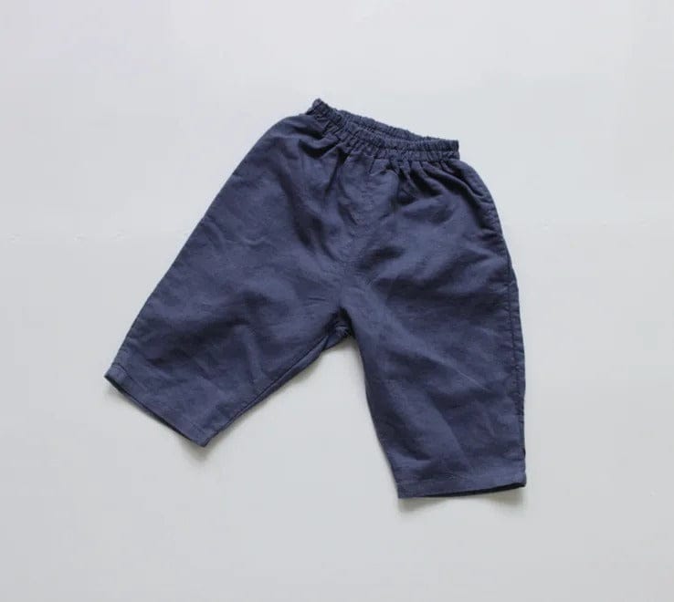 ロングパンツ・スウェットパンツ Blue / 24M 80cm キッズ コットンリネン パンツ【mh0000534】