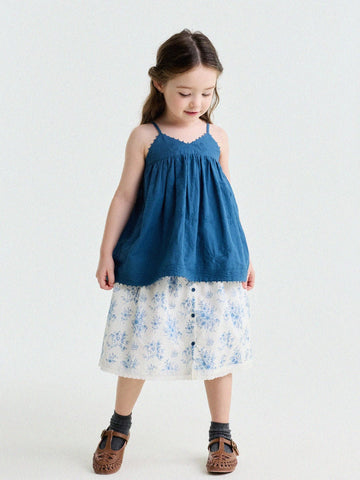French Floral Lace Cotton Skirt レース ショートスカート【mh0013204】 yunerma スカート