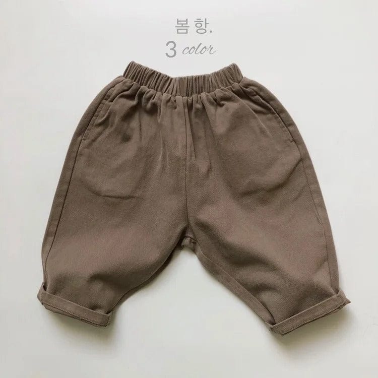 ロングパンツ・スウェットパンツ Khaki / 12M 80cm キッズ シンプル ルーズ パンツ【mh0000651】