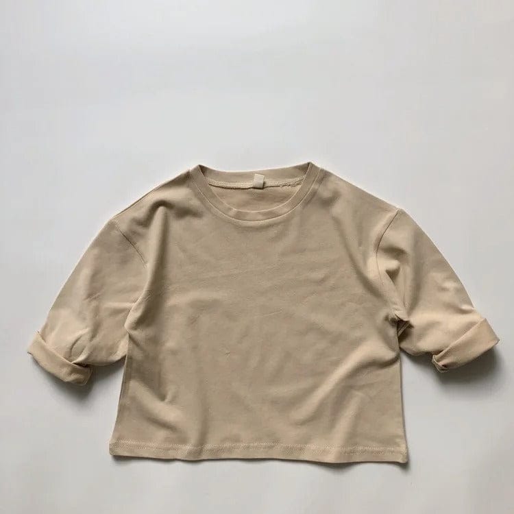 長袖Tシャツ Apricot / 12M/80cm キッズ ルーズ 長袖 Tシャツ トップス【mh0000635】
