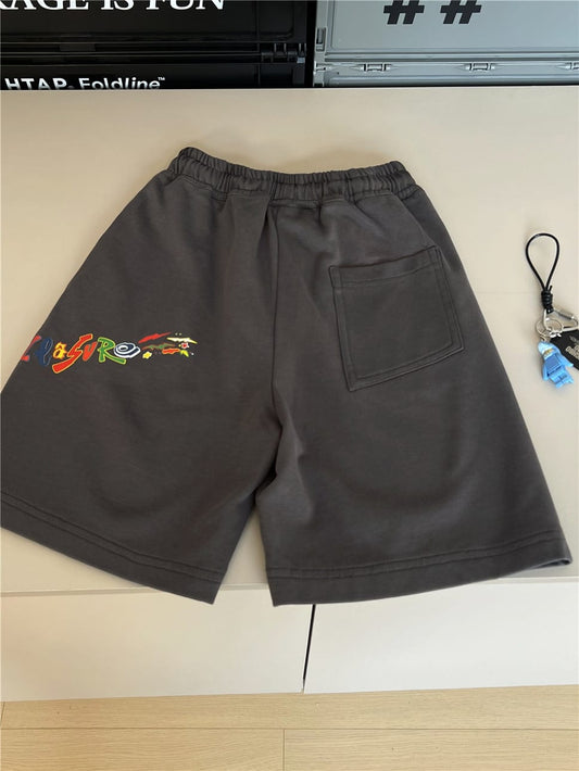 Graphic Sweat Shorts ロゴプリント ハーフパンツ【mh0012962】 snidols ハーフパンツ・ショートパンツ