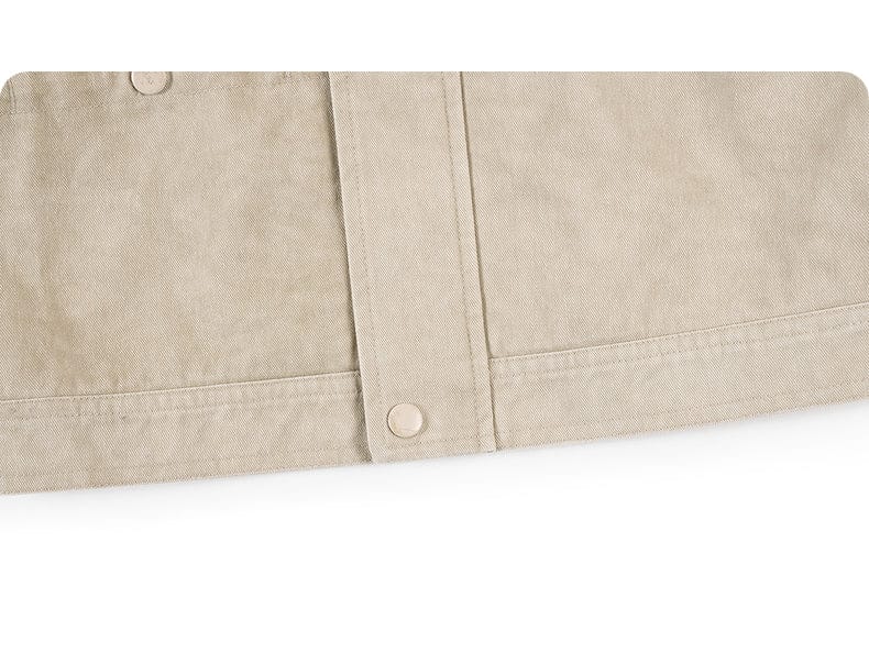 ショートコート・ジャケット・ジャンパー 長袖アウター スタンドカラー 無地 シンプル ボタン【mh0011316】