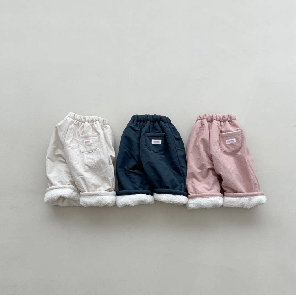 ベビー キッズ 裏ボア ロングパンツ【mh0014654】