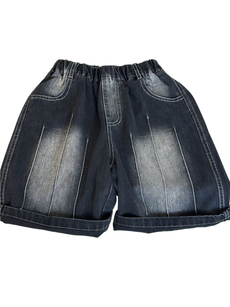 Washed Denim Shorts ウォッシュ ハーフパンツ【mh0012956】
