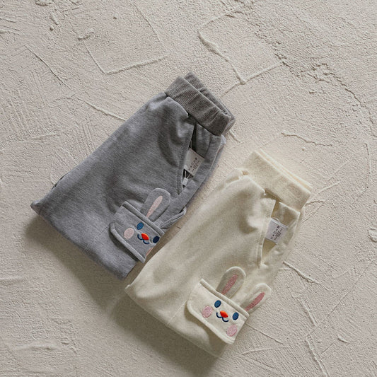 Rabbit Patch Pocket Sweatpants アニマル ジョガーパンツ【mh0012637】