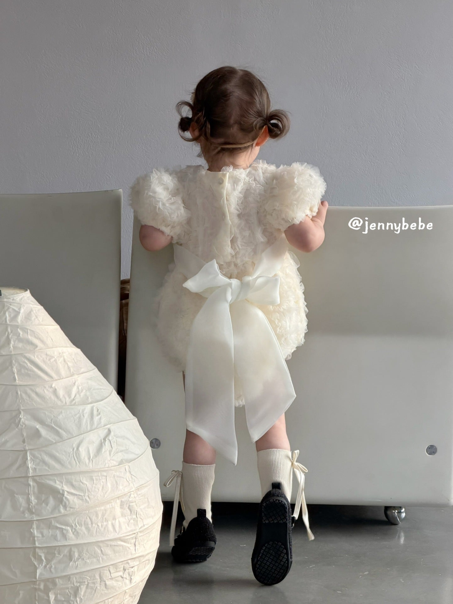 Tulle Ruffle Romper Dress チュール フリル ロンパース ワンピース【mh0012531】