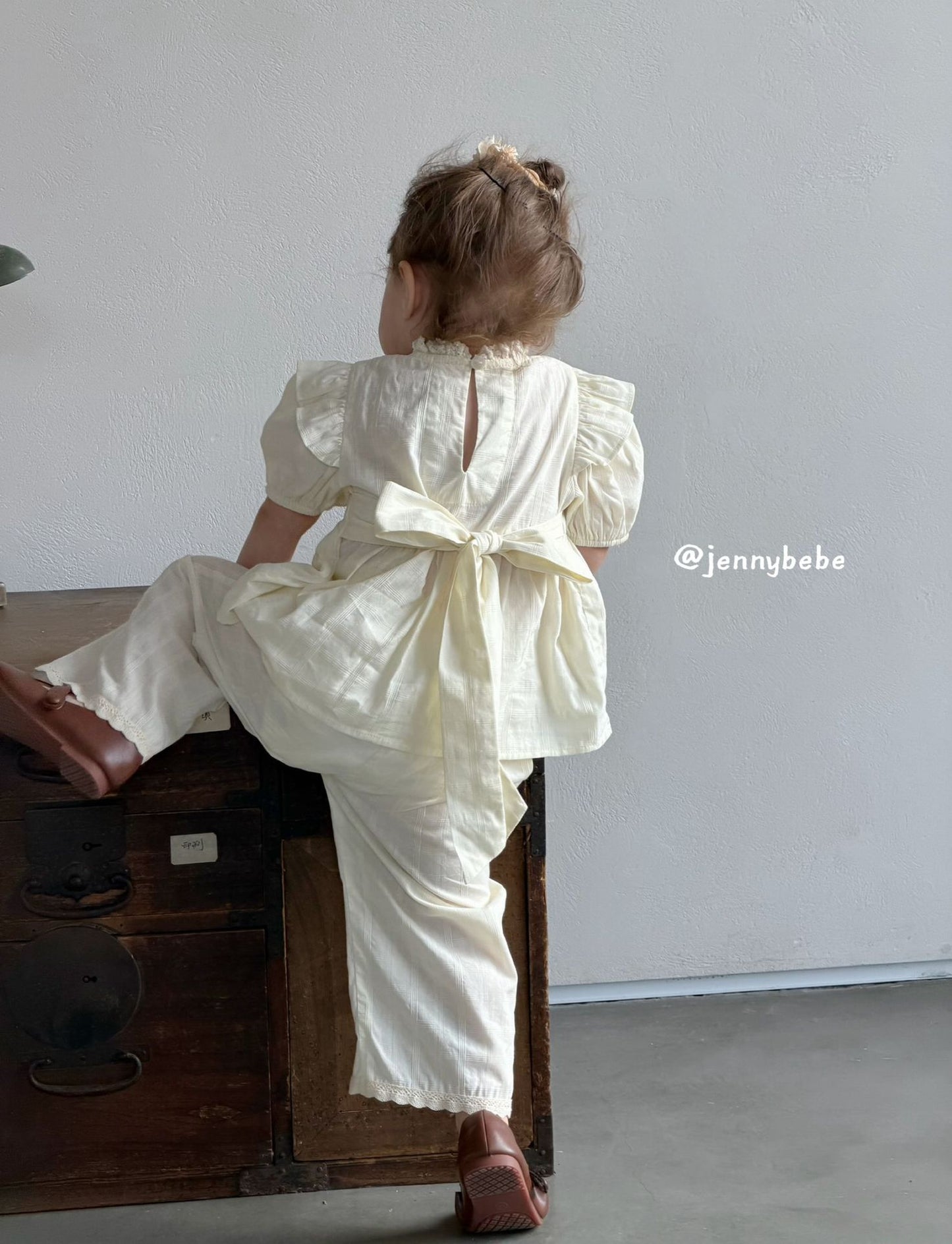 Puff Sleeve Top Pants Set パフスリーブ トップス パンツ セット【mh0012533】