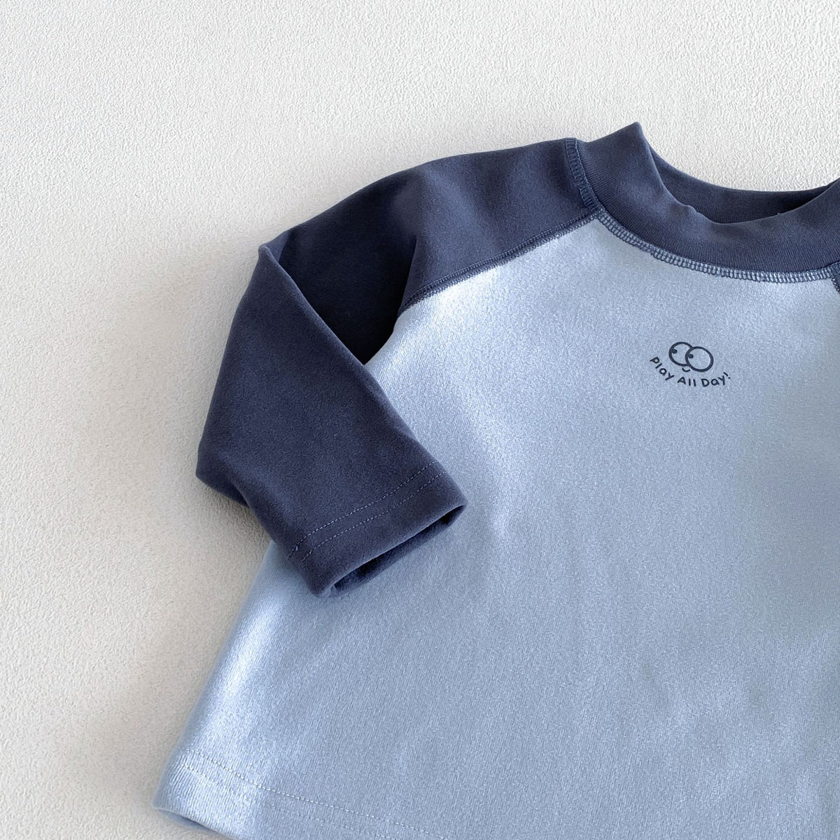 キッズ ラグラン 配色 長袖Tシャツ / ロングパンツ【mh0014770】