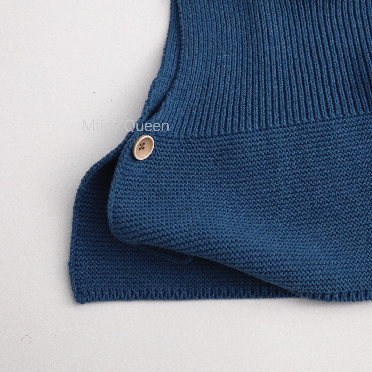 Side Button Cotton Knit Vest サイドボタン ニット ベスト【mh0012507】