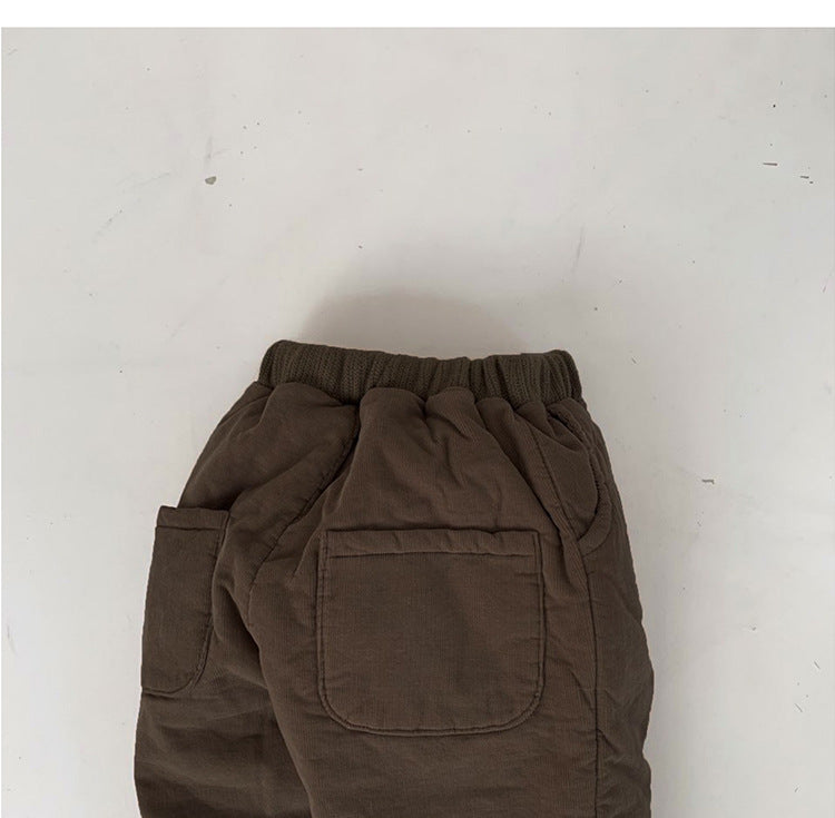 Corduroy Padded Hoodie & Pants Set コーデュロイ 中綿パーカー パンツ【mh0012646】