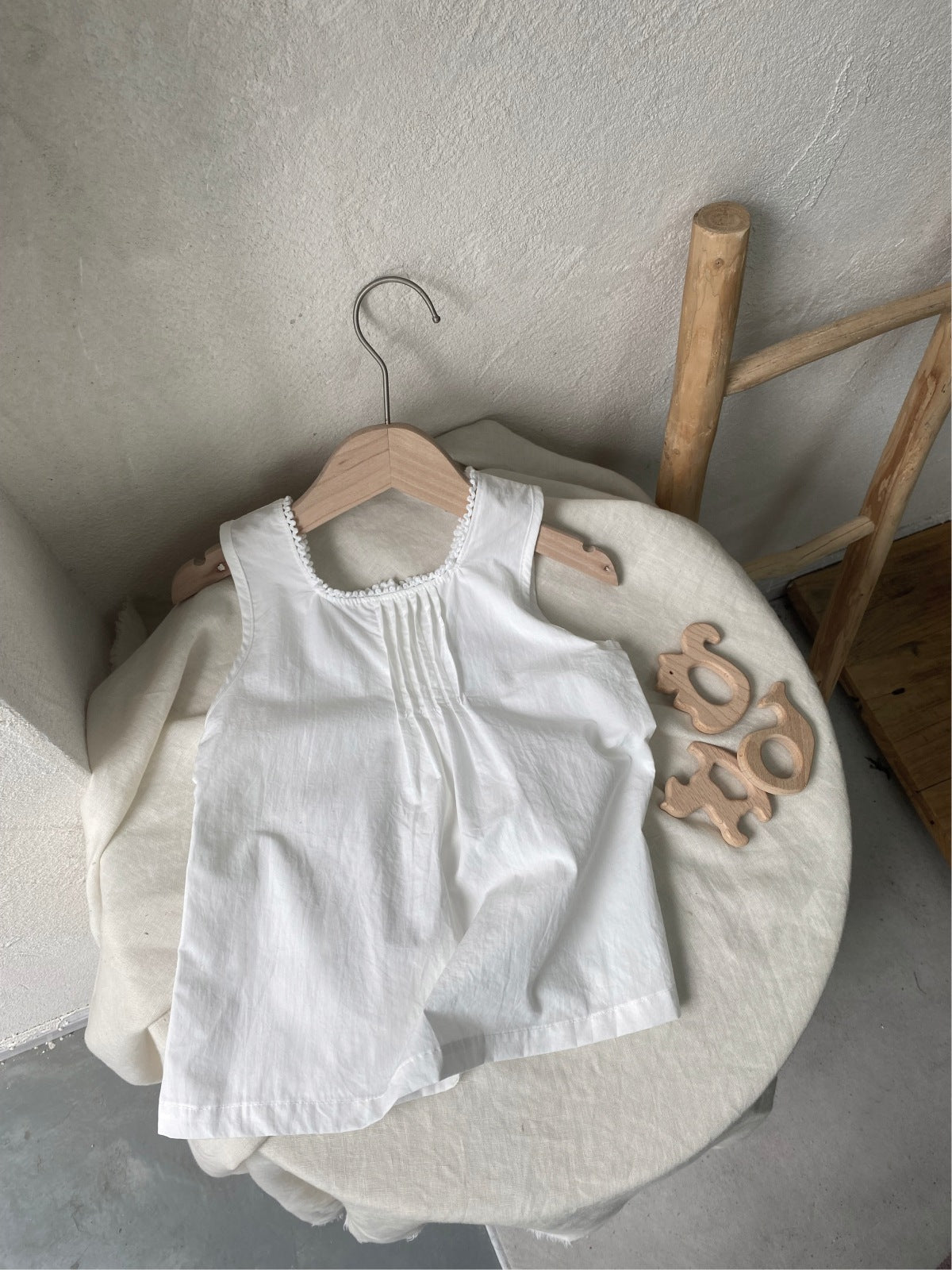 Sleeveless Cotton Sundress ノースリーブ ワンピース【mh0012623】