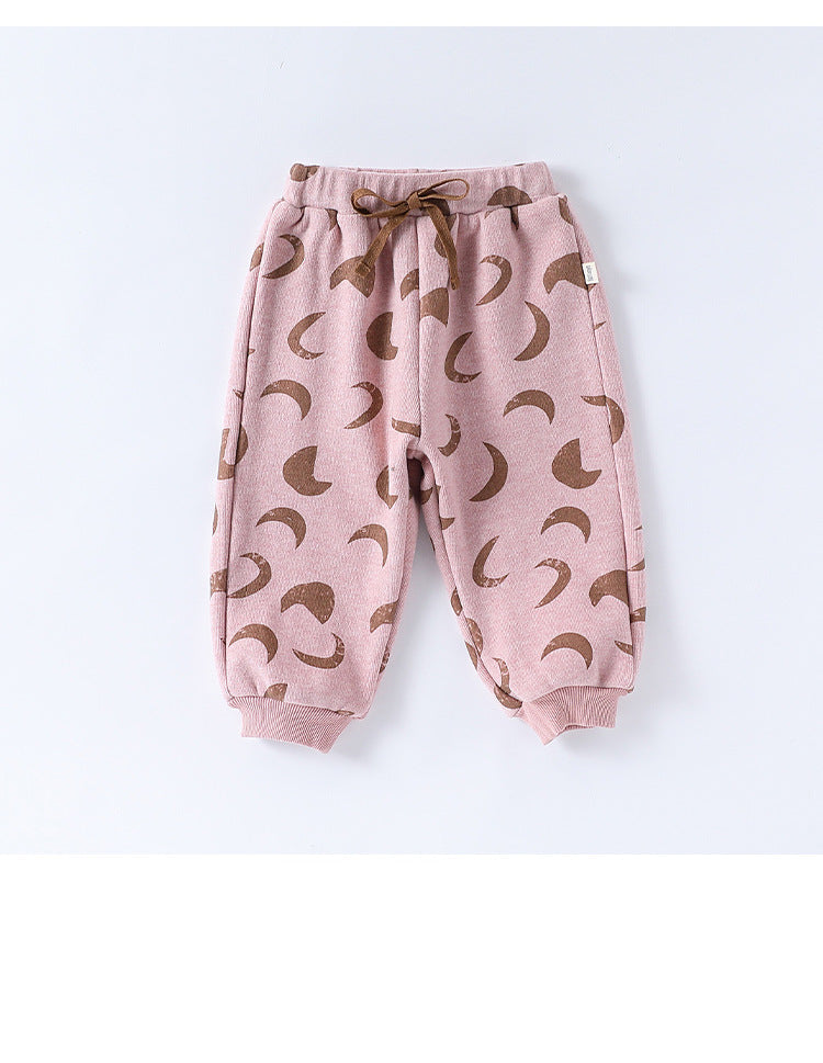 スウェットトップス/パンツ 厚手 クルーネック プリント【mh0011713】