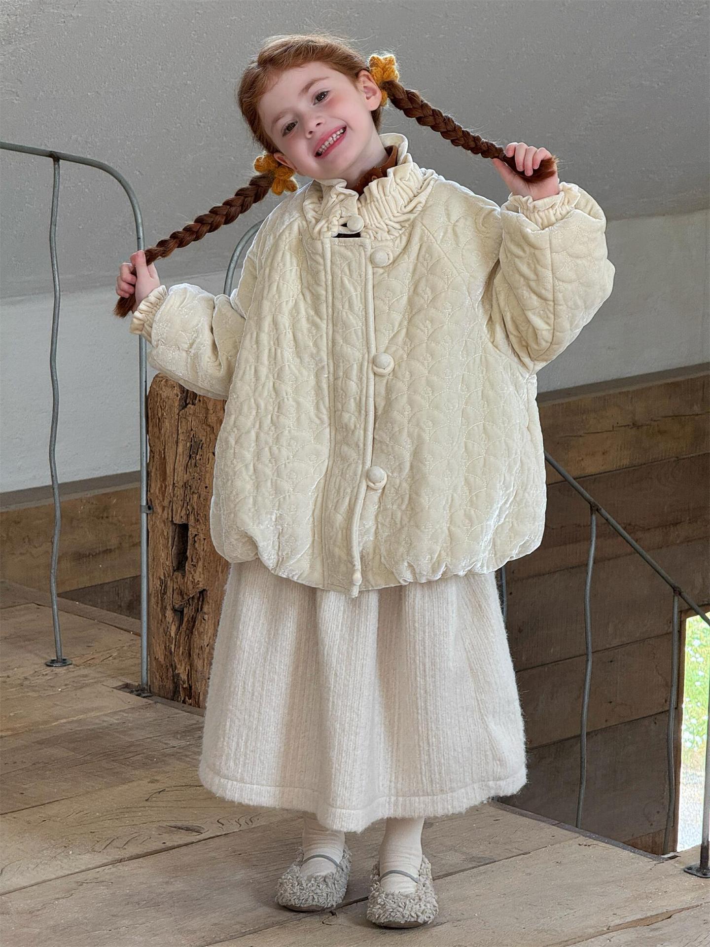 ショートコート・ジャケット・ジャンパー ジャケットコート 刺繍エンボス ガーリーアウター【mh0011764】